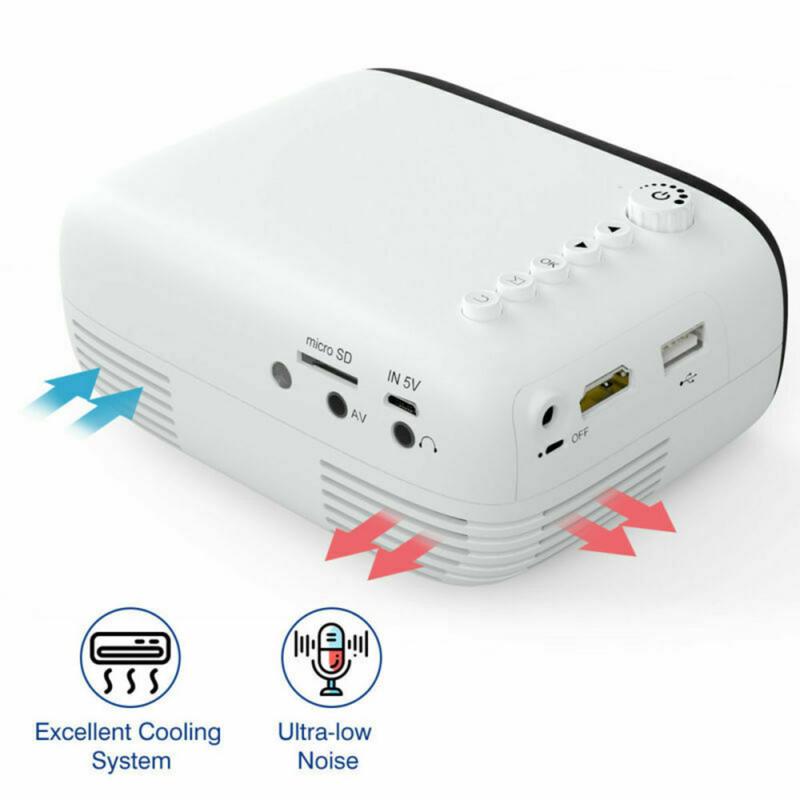 MMStore Mini Portable Home Projector
