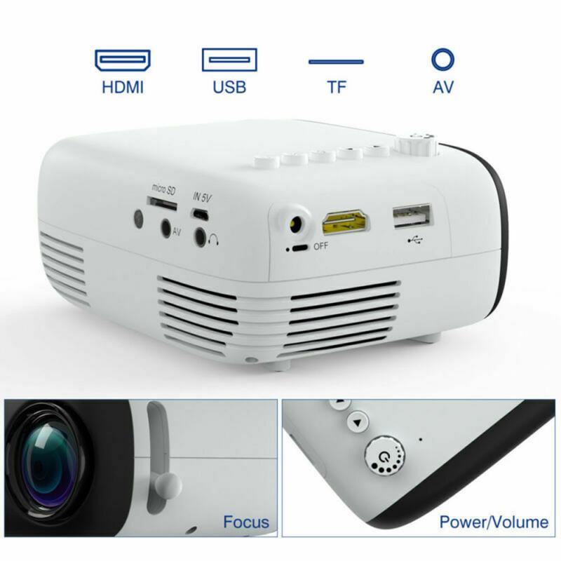 MMStore Mini Portable Home Projector