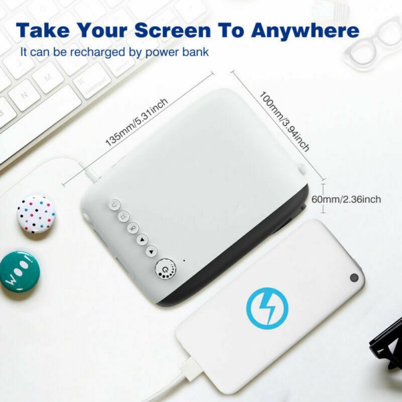 MMStore Mini Portable Home Projector