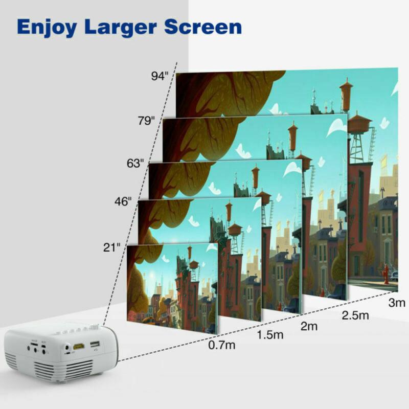 MMStore Mini Portable Home Projector