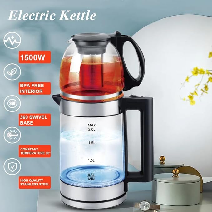 MMStore 2-in-1 Electric Kettle Cooker