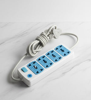 MMStore 4 Socket Power Extension Strip