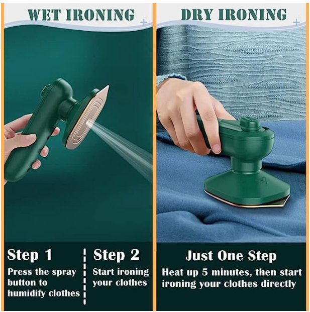 MMStore Portable Mini Iron Steamer